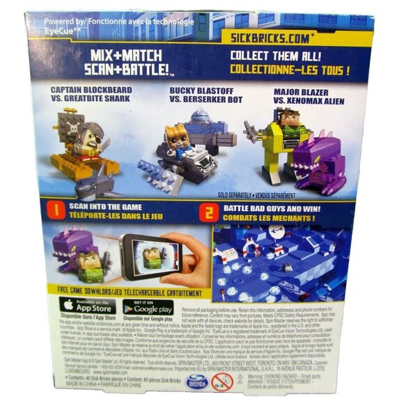 SickBricks Major Blazer vs. Xenomax Alien App Game New - Picture 3 of 3